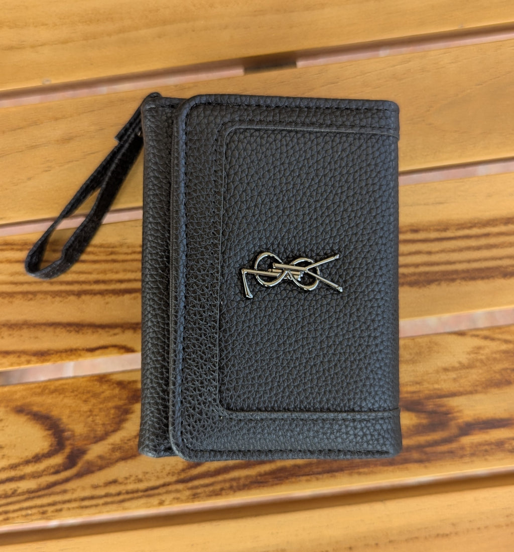 n'ONE Premium Women's Wallet | Multi Card Holder | Zip Coin Purse | Black