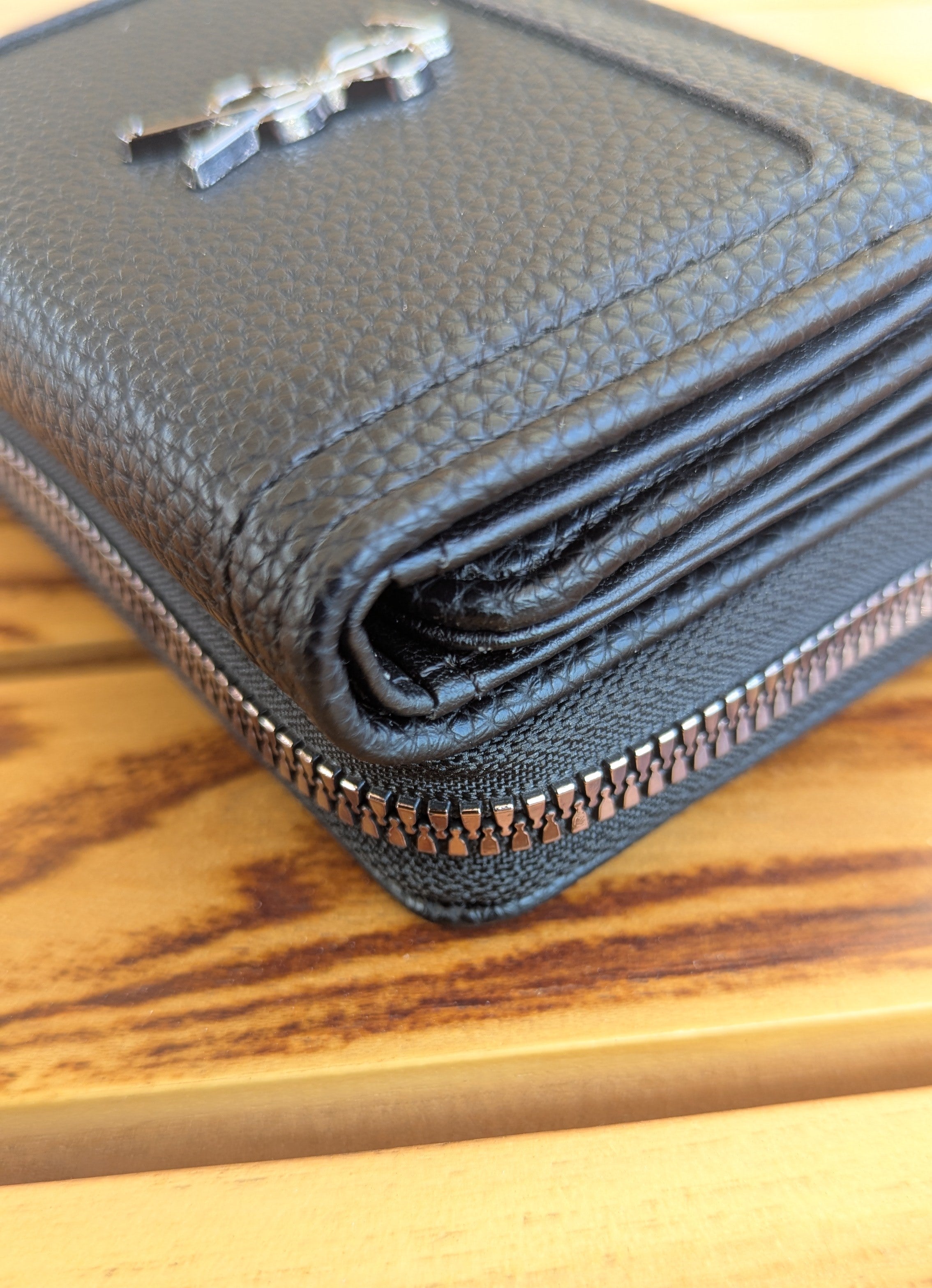 n'ONE Premium Women's Wallet | Multi Card Holder | Zip Coin Purse | Black