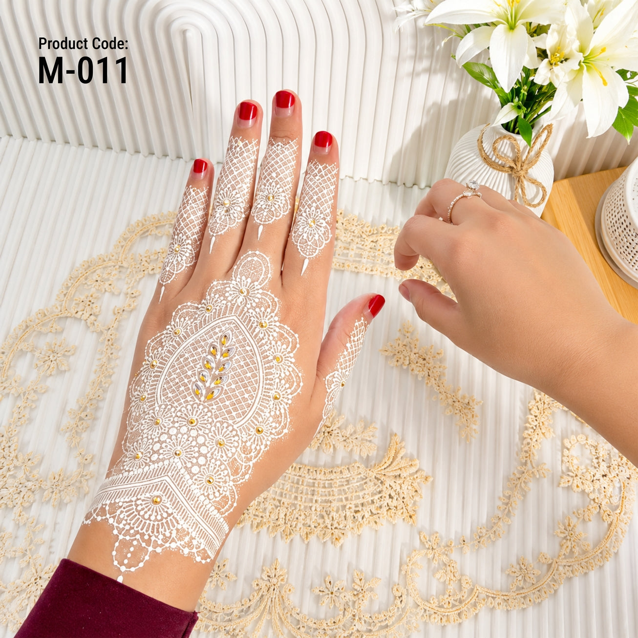 Indonesian Instant White Henna/Mehandi - High quality finishing